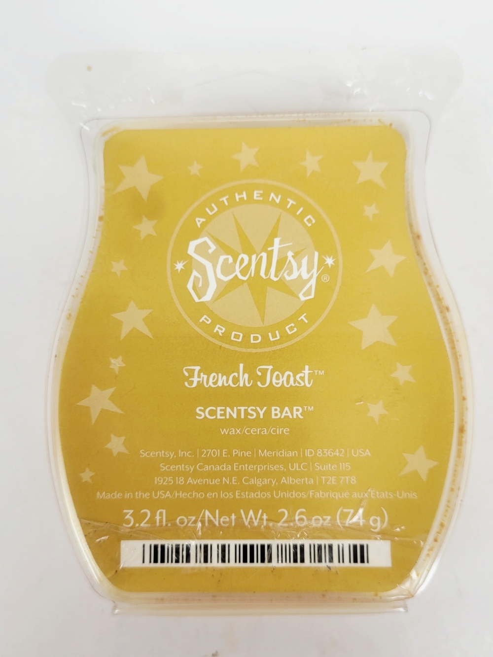 Scentsy Wax Bar French Toast~3.2 oz